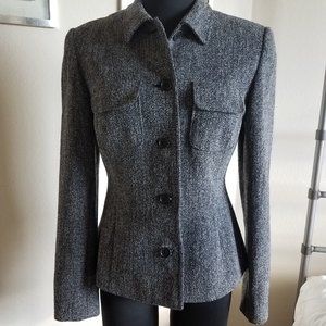 Gray Tweed Blazer by Preview Collection